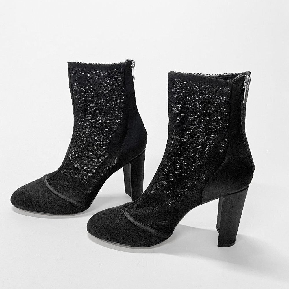 Jewel by Badgley Mischka Lace Boots - Picture 1 of 6